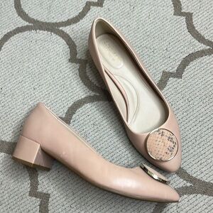 Cole Haan Nala Pump MAHOGANY ROSE LEATHER heels